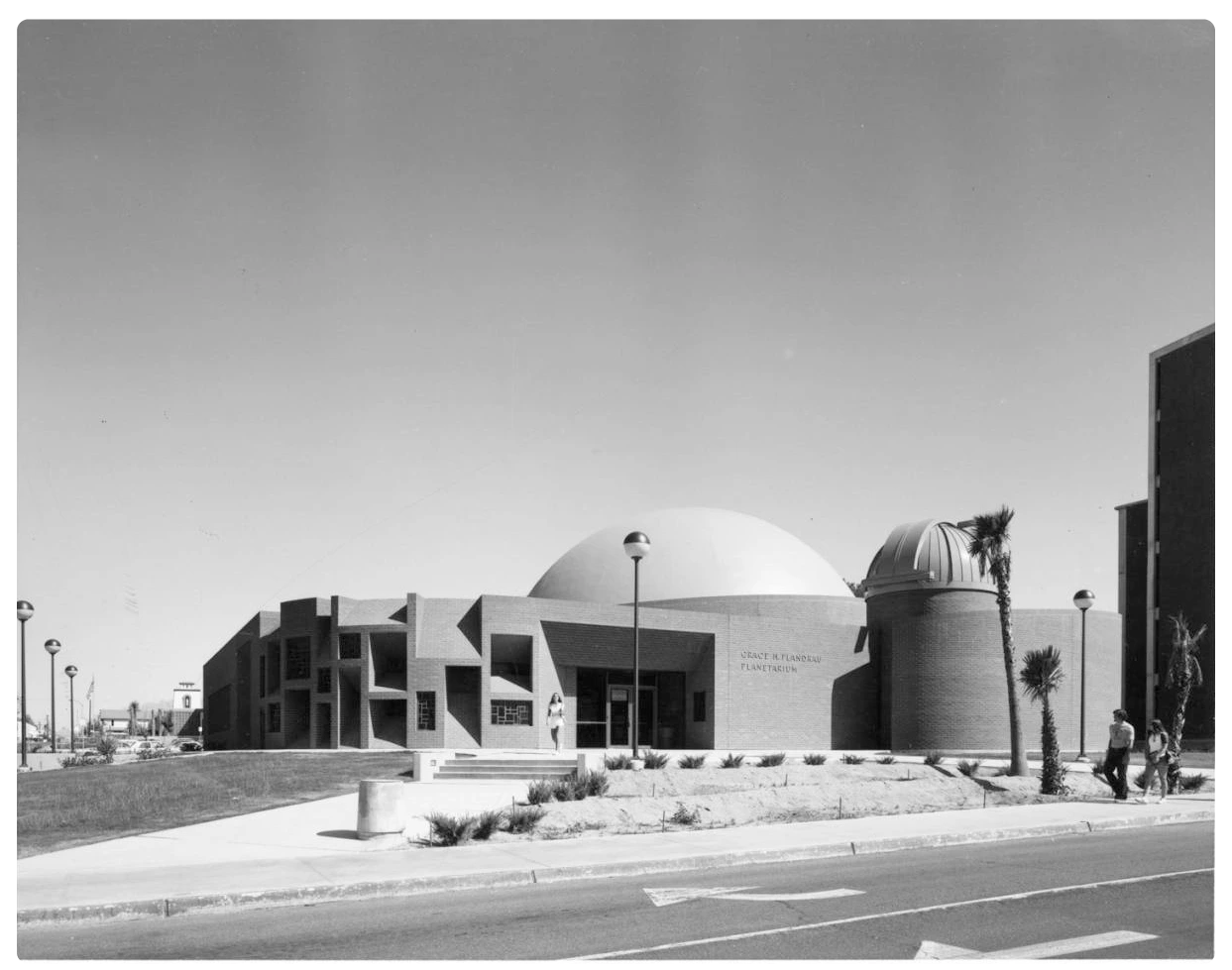 photo of flandrau exterior 1975 rounded edges